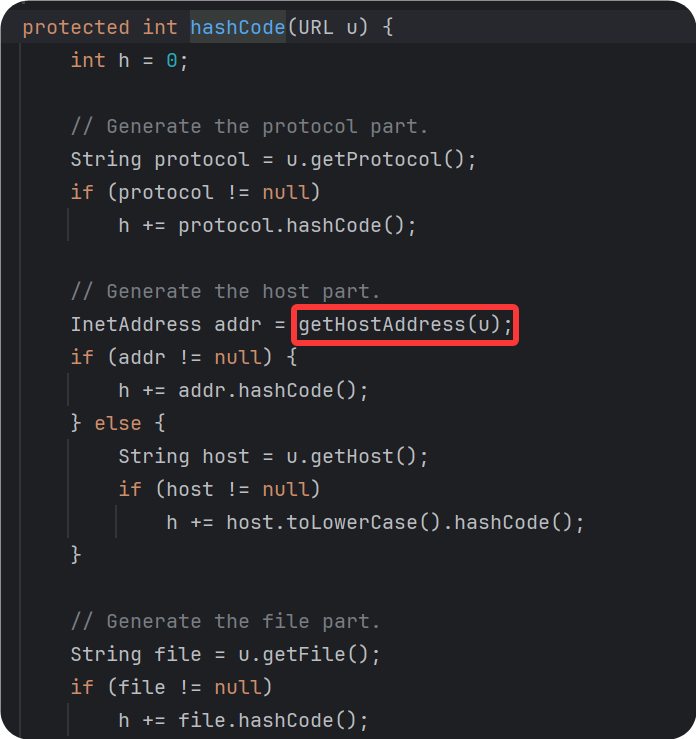 跟进hashCode()