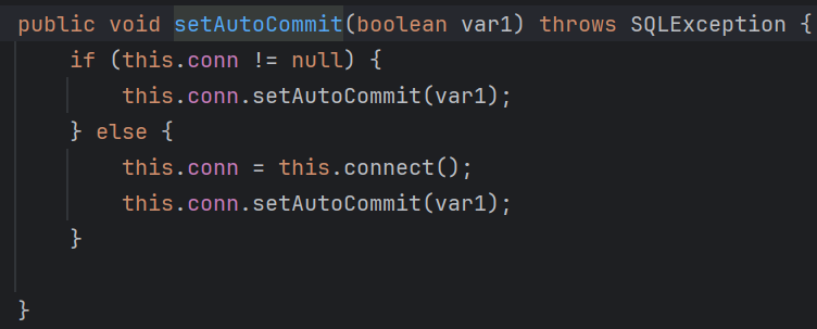 setAutoCommit(boolean)